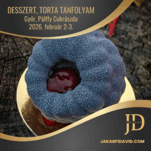 Desszert, torta tanfolyam – február 3-4. Győr, Pálffy Cukrászda, Realisztikus desszert